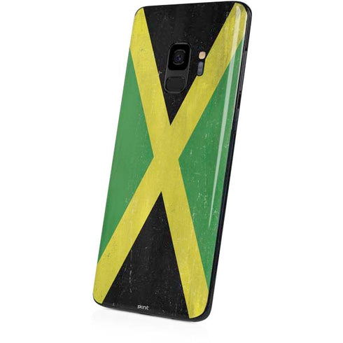 Jamaica Flag Distressed Galaxy S9 Skin